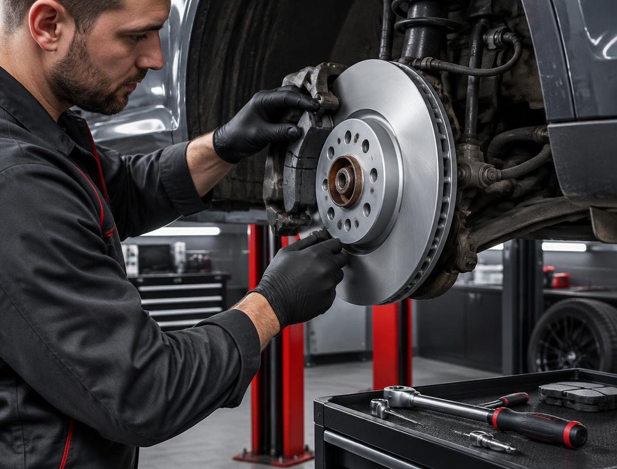 Promotional image representing brake and mechanical repair in Greenford